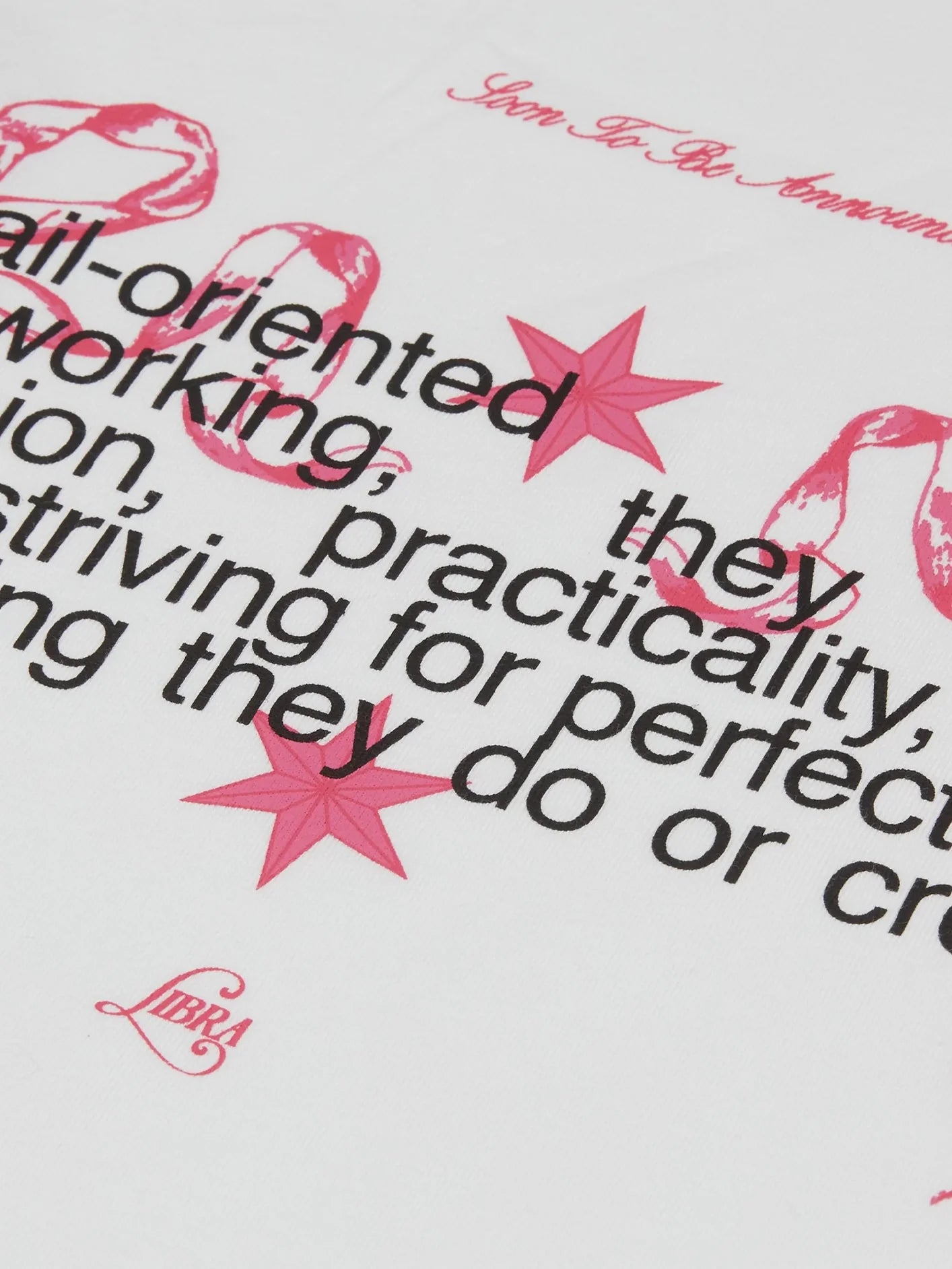 SOON TO BE ANNOUNCED, Libra 2.0 T-Shirt - White, T-SHIRT, shopi go'da!