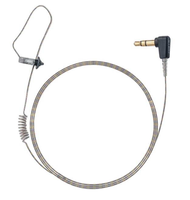 RO-360F-22-3.5: Ultra Stealth 360 Covert/Tactical Radio Earpiece - 3.5mm, Connects to Speaker Mic for Motorola, Kenwood, Icom, Relm, & More 360 flexo Comm Gear Supply CGS