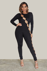 Sexy Cut Out Unitard Jumpsuit
