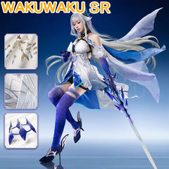 Skirk Cosplay Costume Game Genshin Impact Women Cute Skirk Cosplay Dress Costume Teyvat Halloween