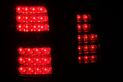 ANZO 2003-2006 Lincoln Navigator LED Taillights Black 4pc - 311097