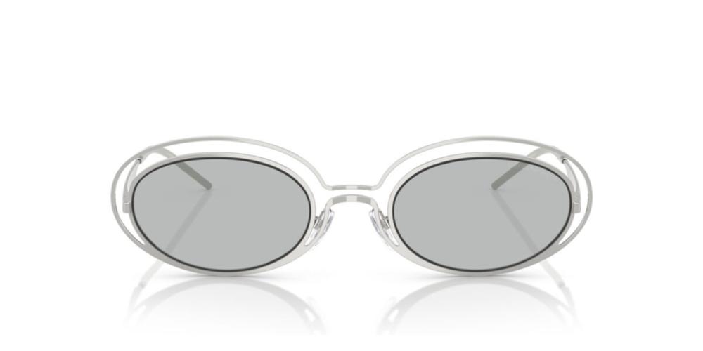 Emporio Armani Ea 2160 Women Transparent Oval Sunglasses