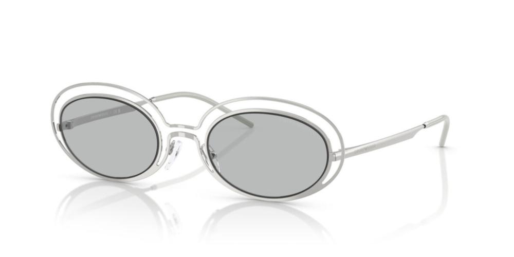 Emporio Armani Ea 2160 Women Transparent Oval Sunglasses