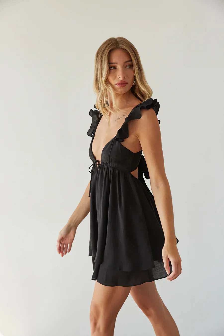 Pepper Babydoll Mini Dress