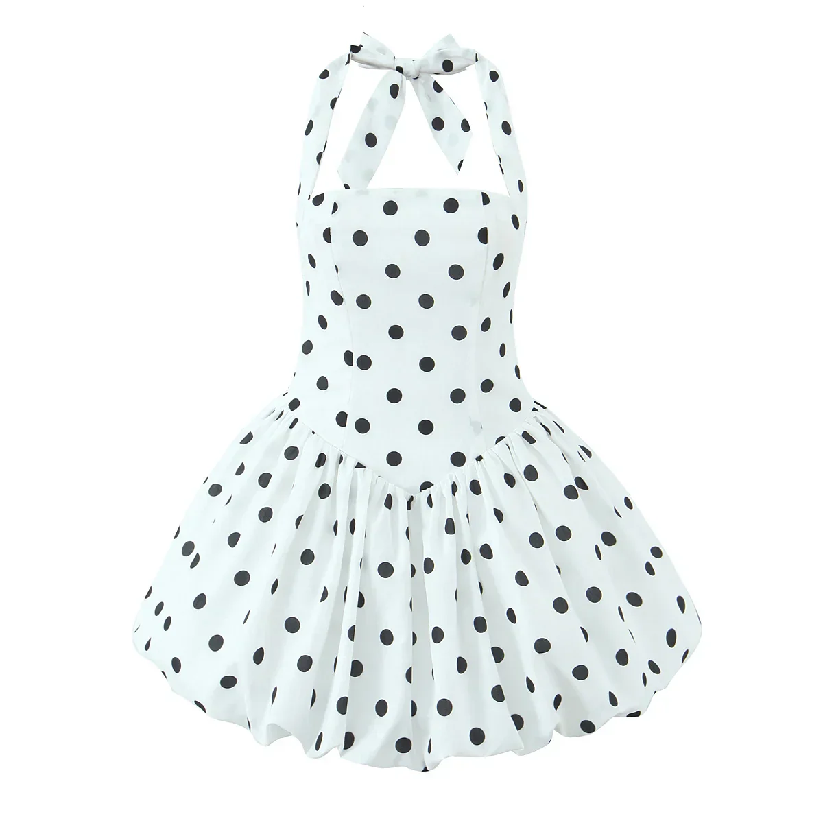Colette Polka Dot Halter Dress