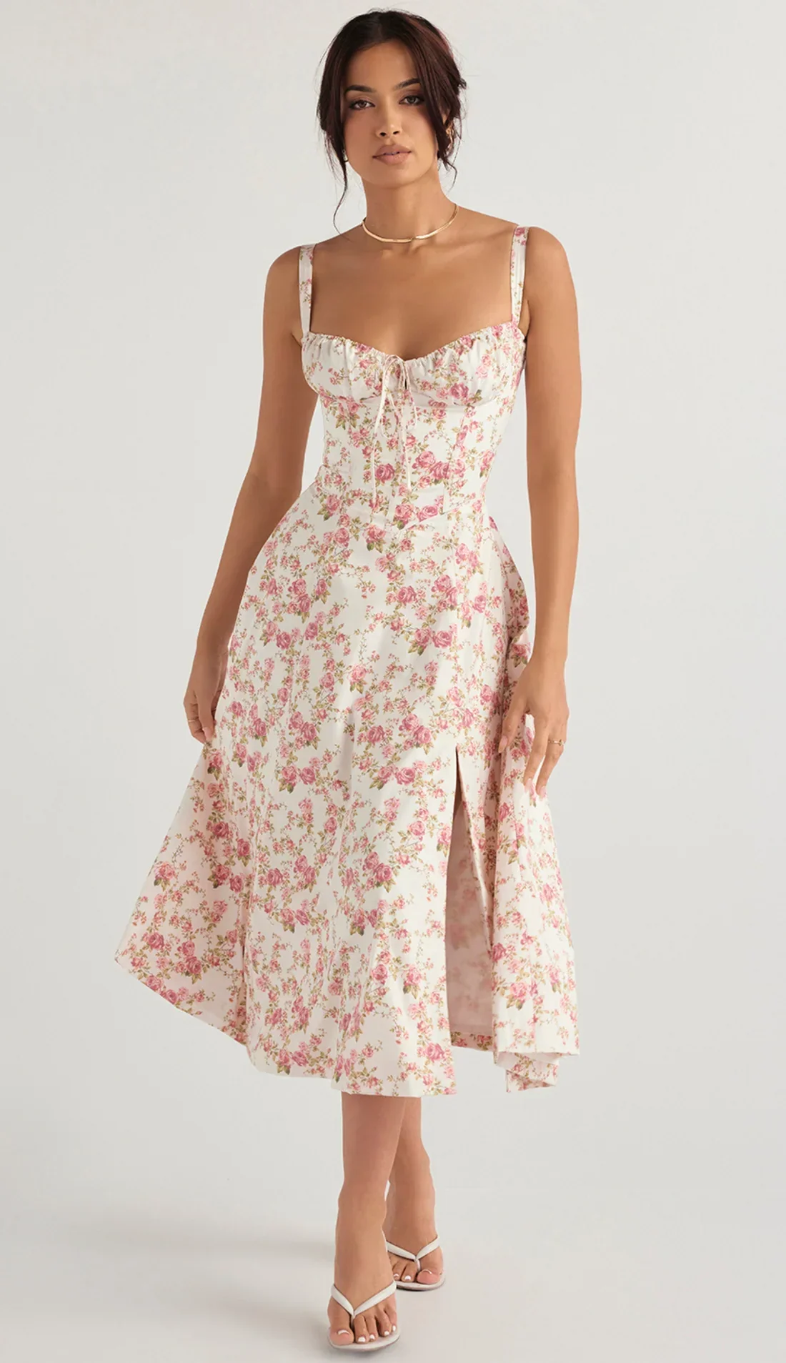 Selena Corset Midi Dress