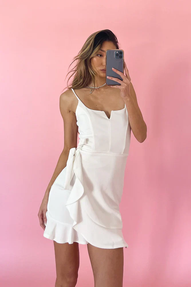 Dahlia Ruffle Wrap Dress