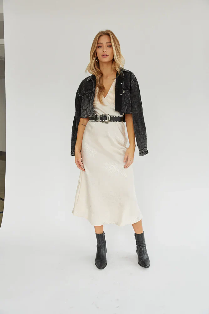 Dahlia Halter Midi Dress