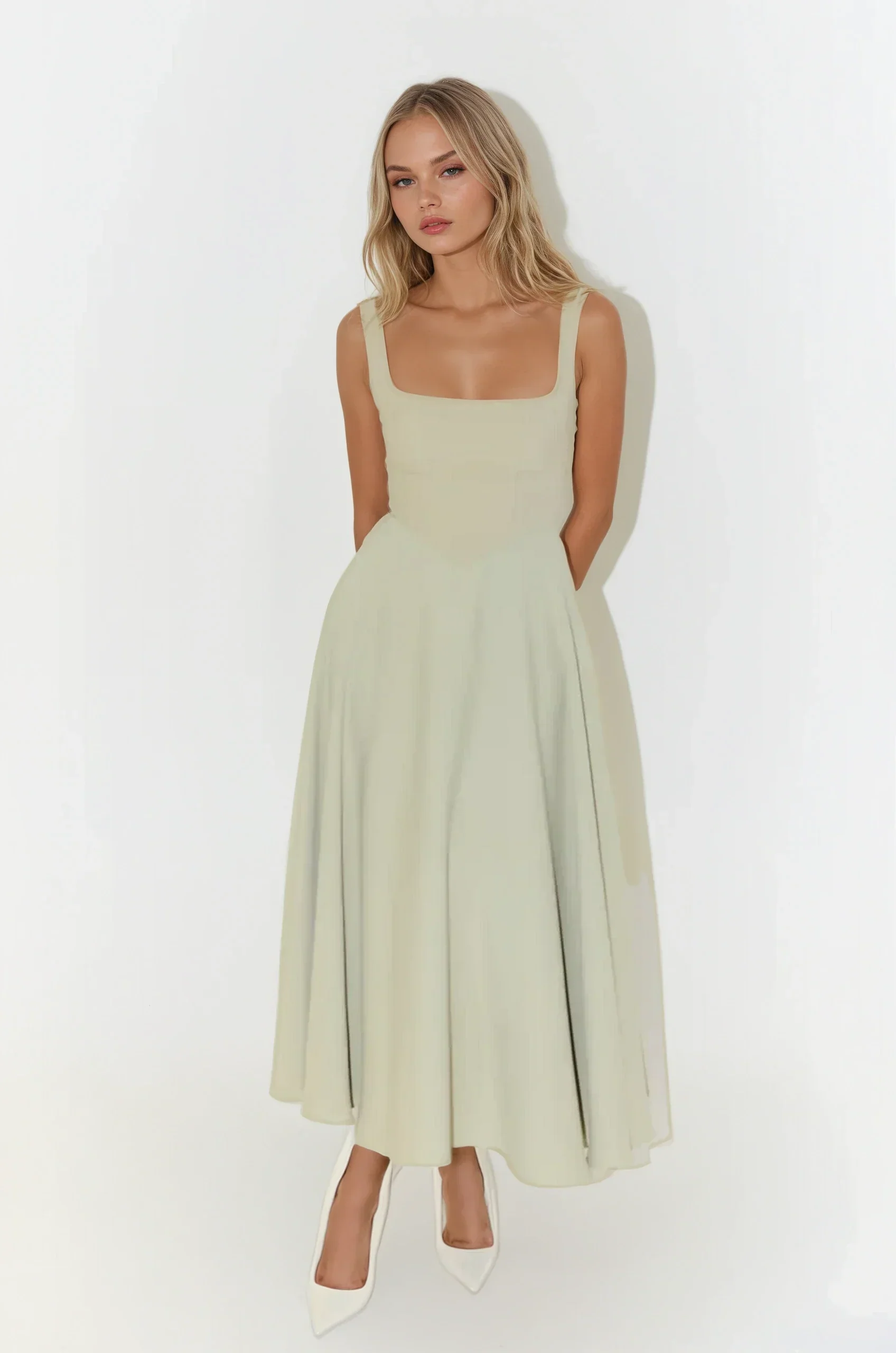 Sofia Classy Midi Dress