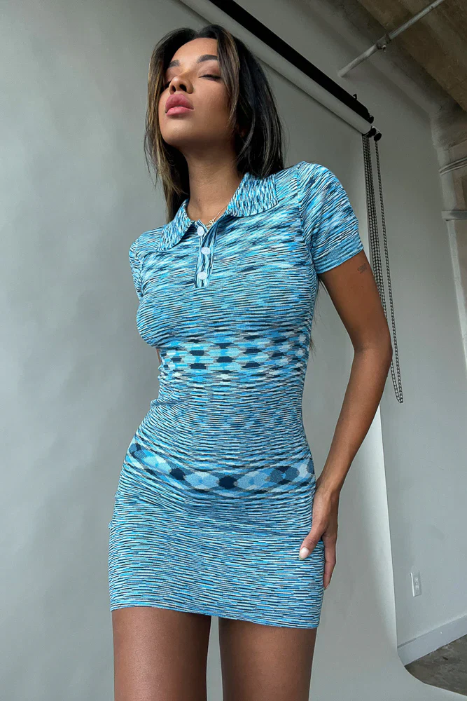 Electra Collared Mini Dress
