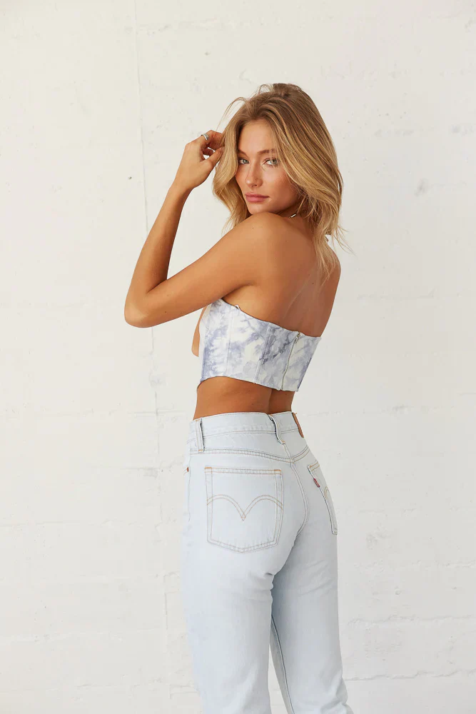 Sevina Strapless Corset Top