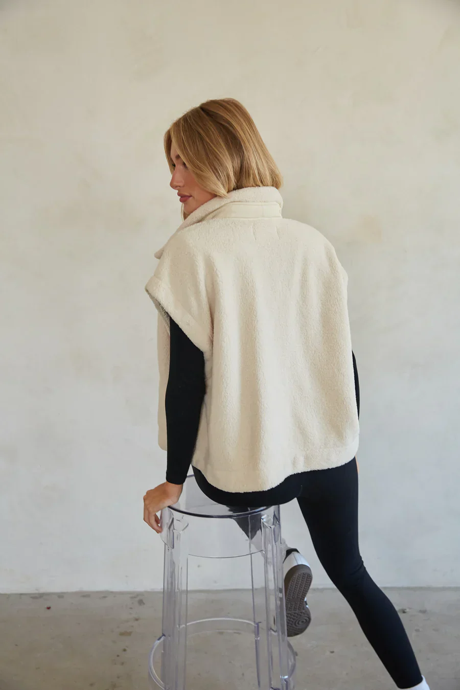 Greer Oversized Fleece Vest