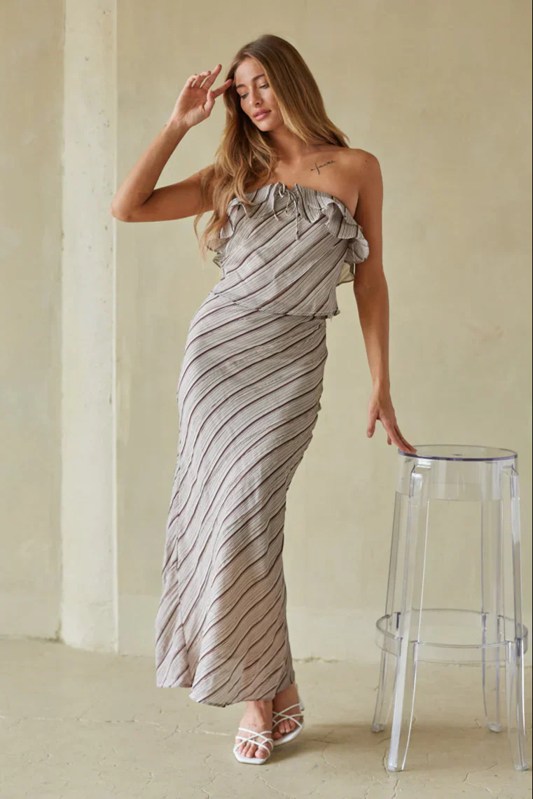 Tanya Striped Maxi Skirt