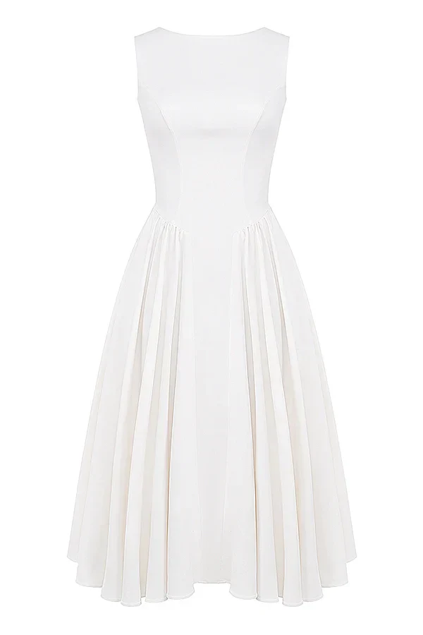 Sienna Open Back Midi Dress