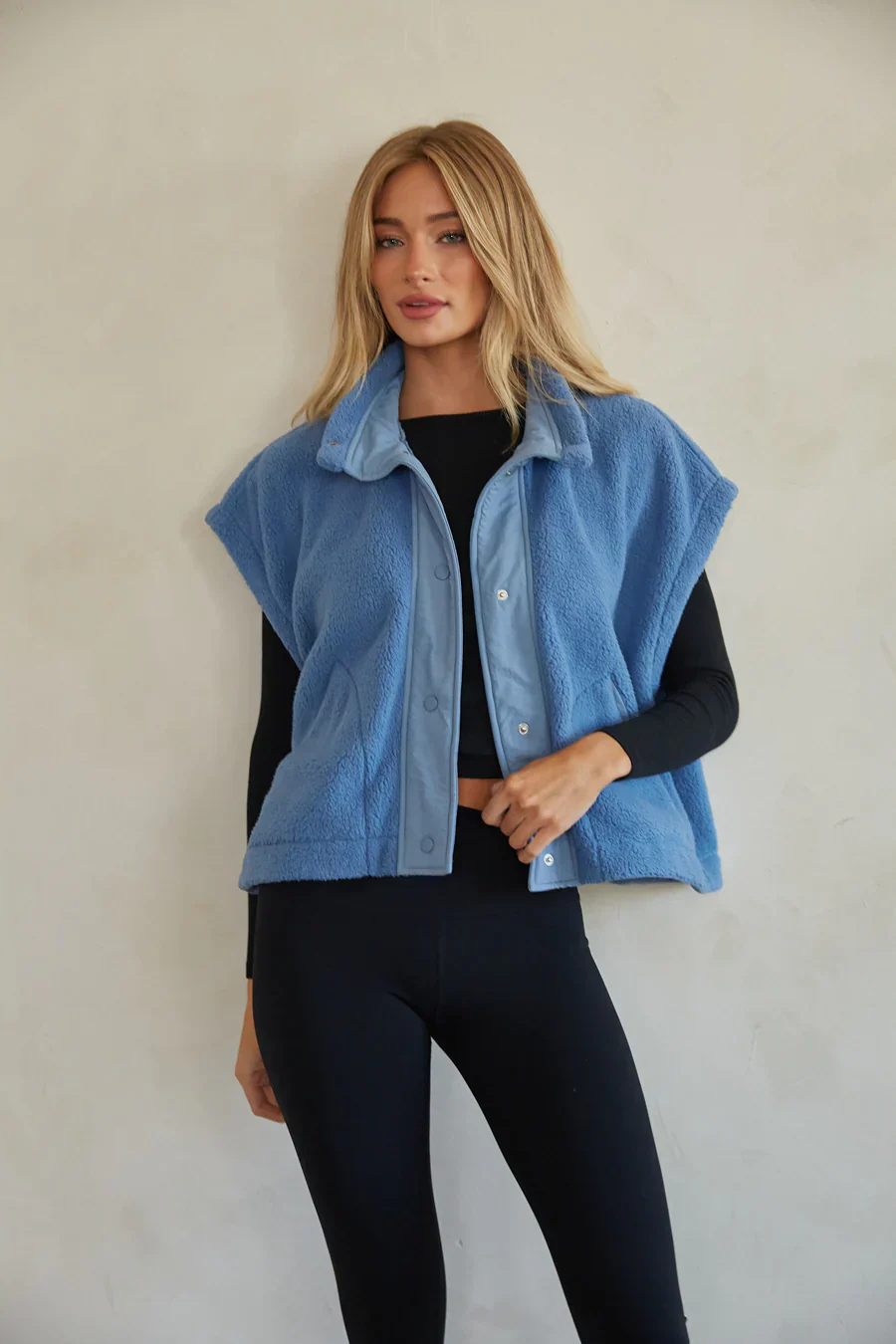 Greer Oversized Fleece Vest