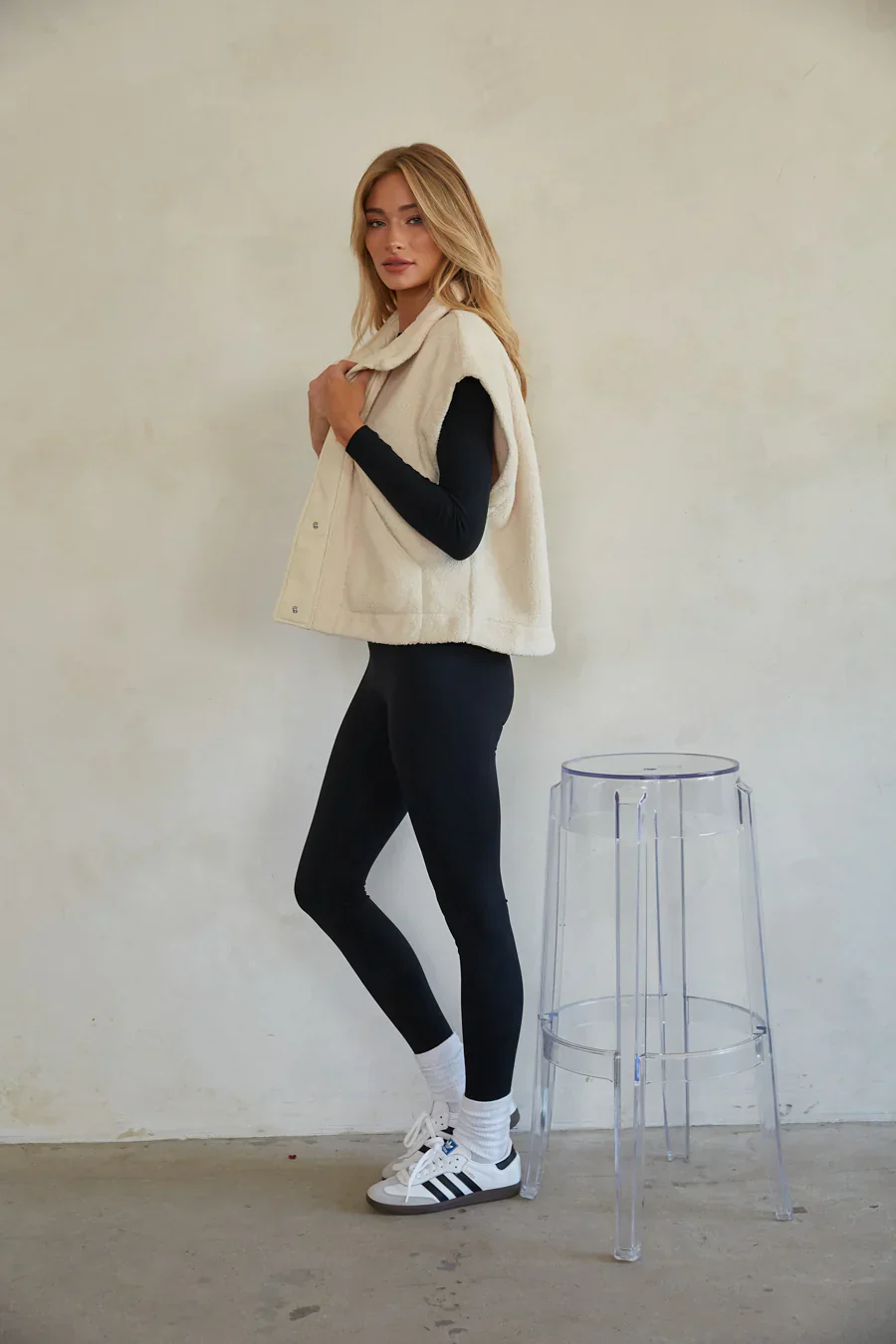Greer Oversized Fleece Vest
