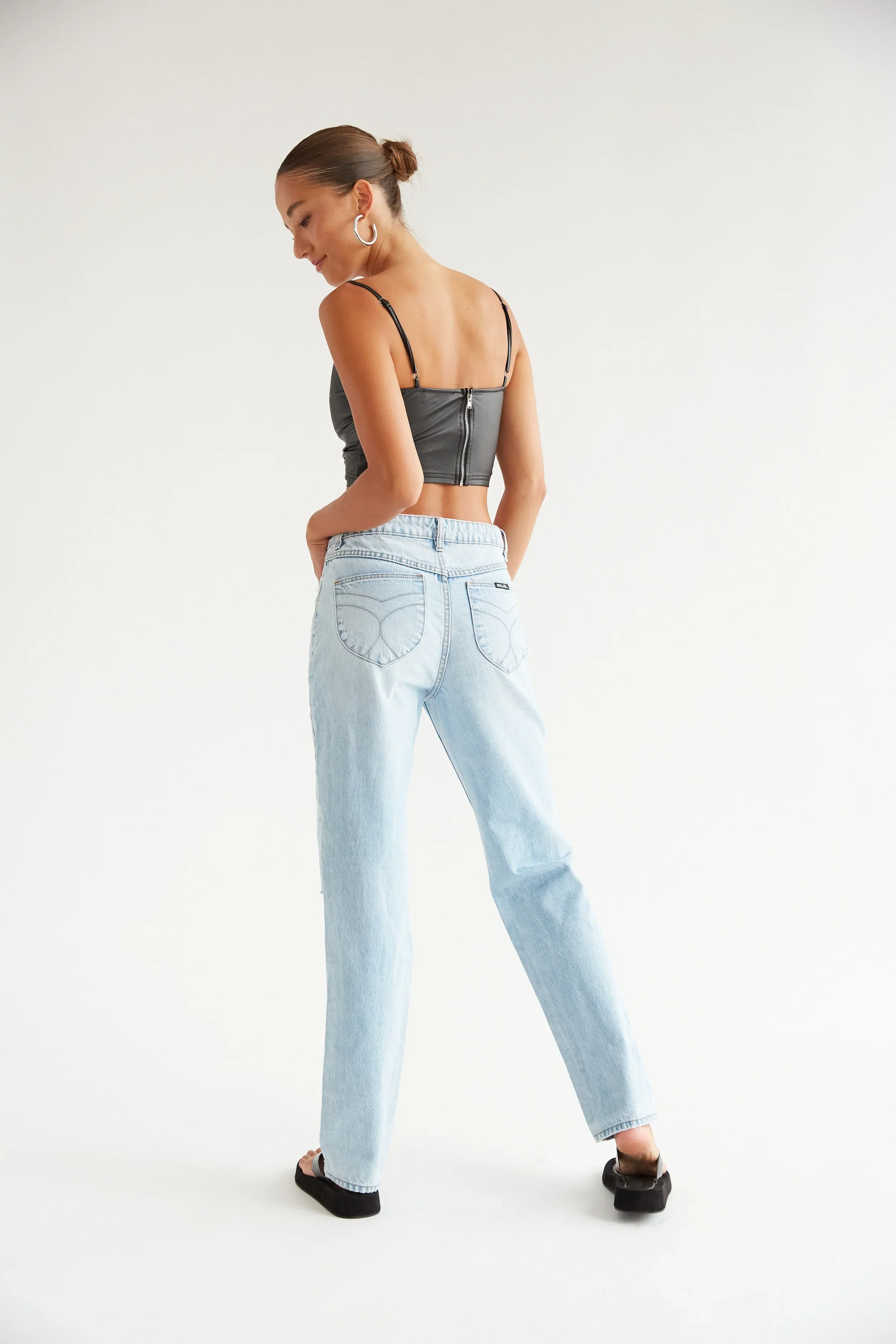 Heidi Jeans in Holiday Blue Organic