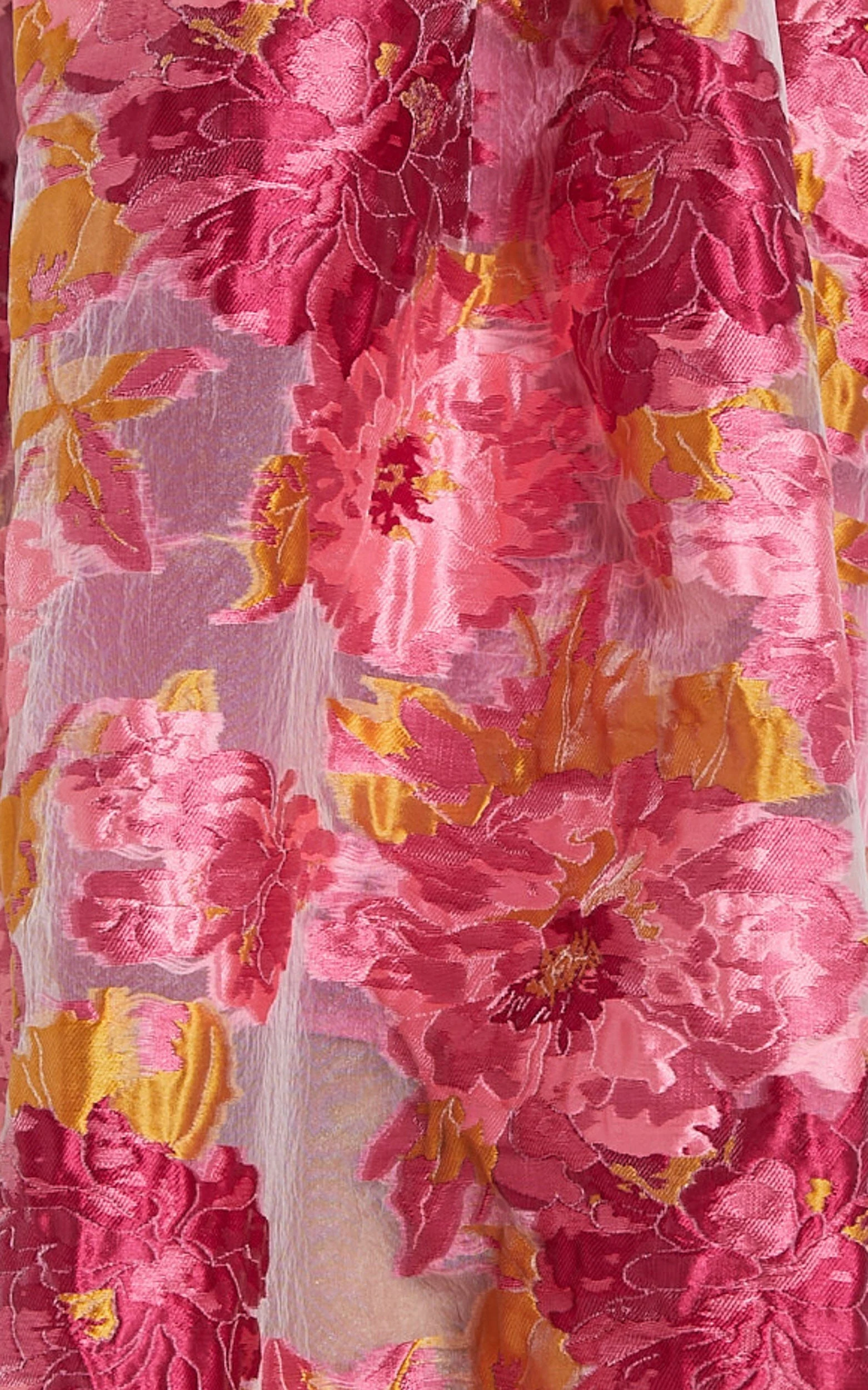 A-Line Corset Detail Midi Dress in Light Pink