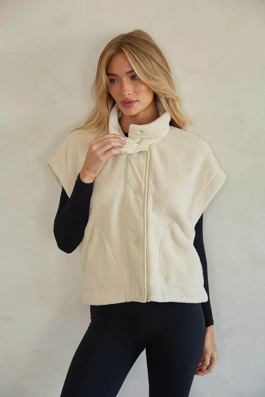 Greer Oversized Fleece Vest