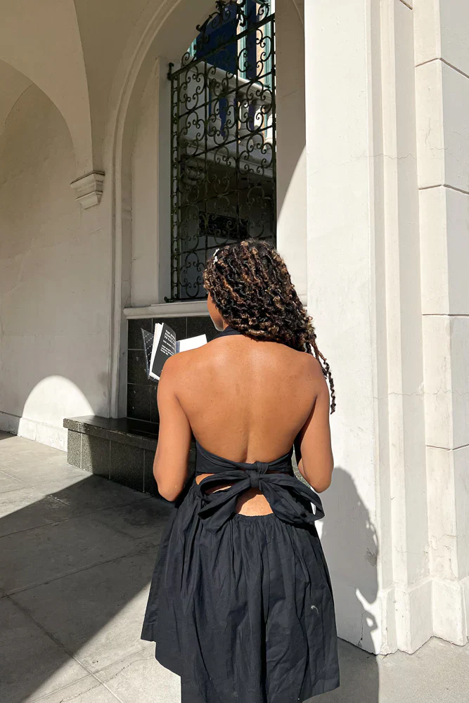 Flora Linen Mini Dress