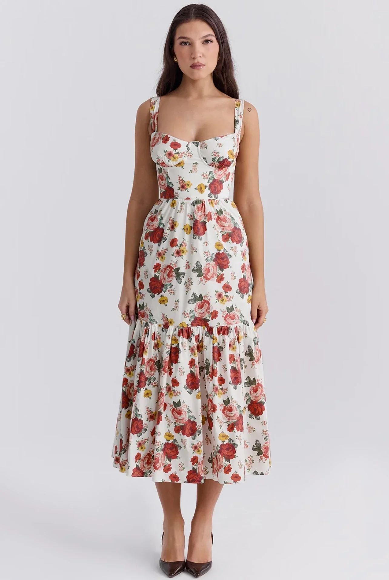 Marielle Floral Midi Dress