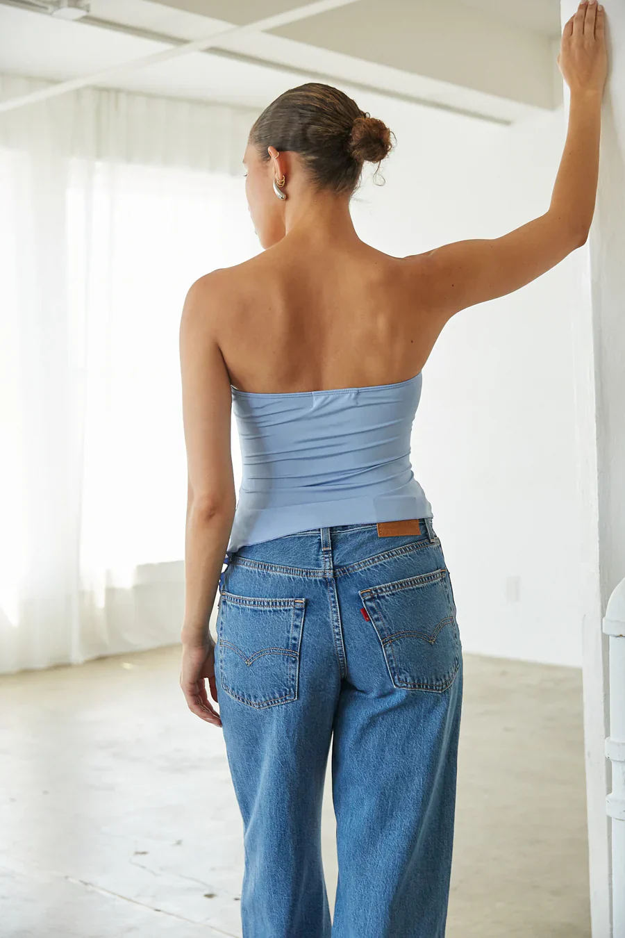 Gia Asymmetrical Cinch Tube Top