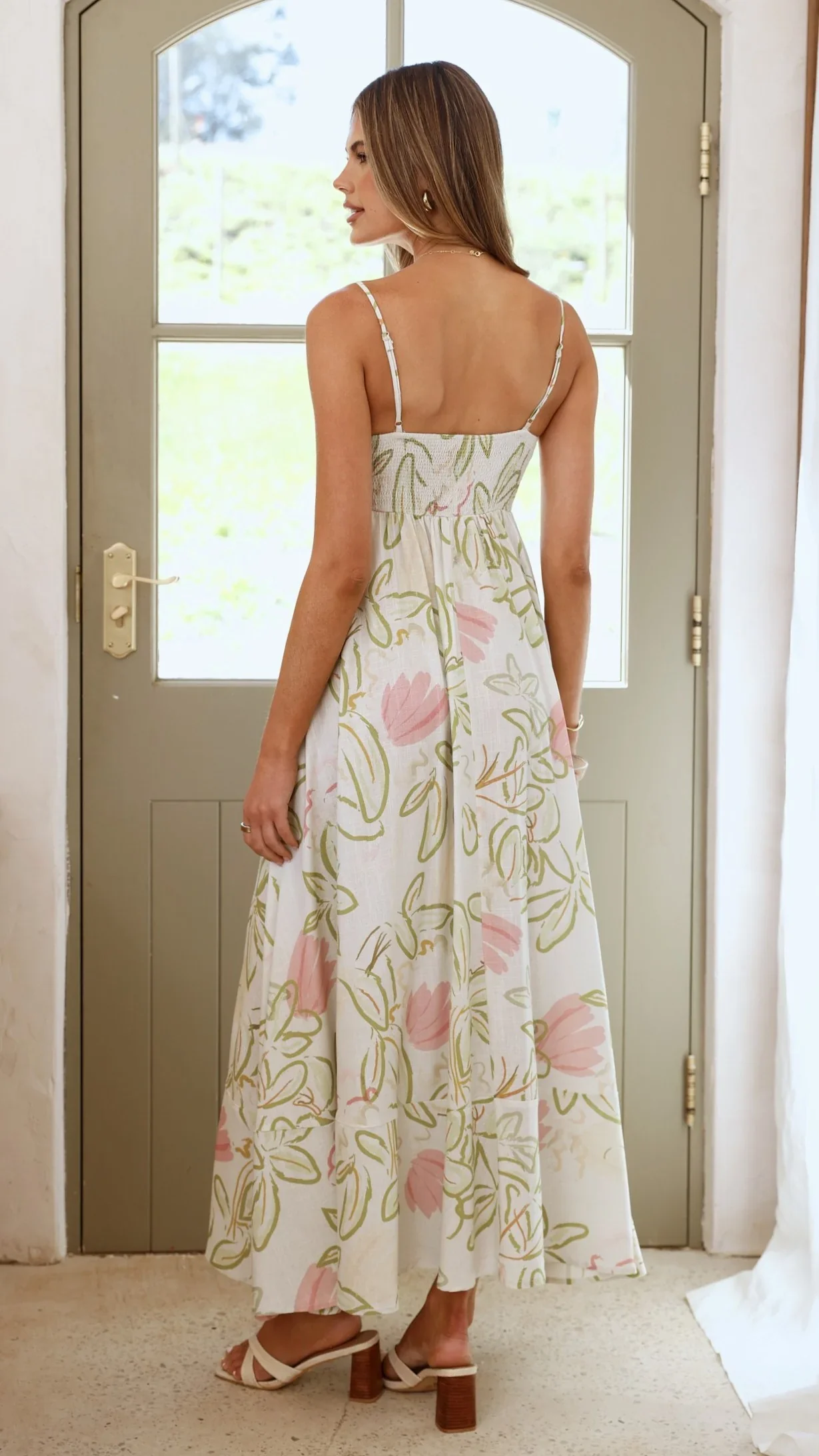 Kaethe Maxi Dress - Primavera Print