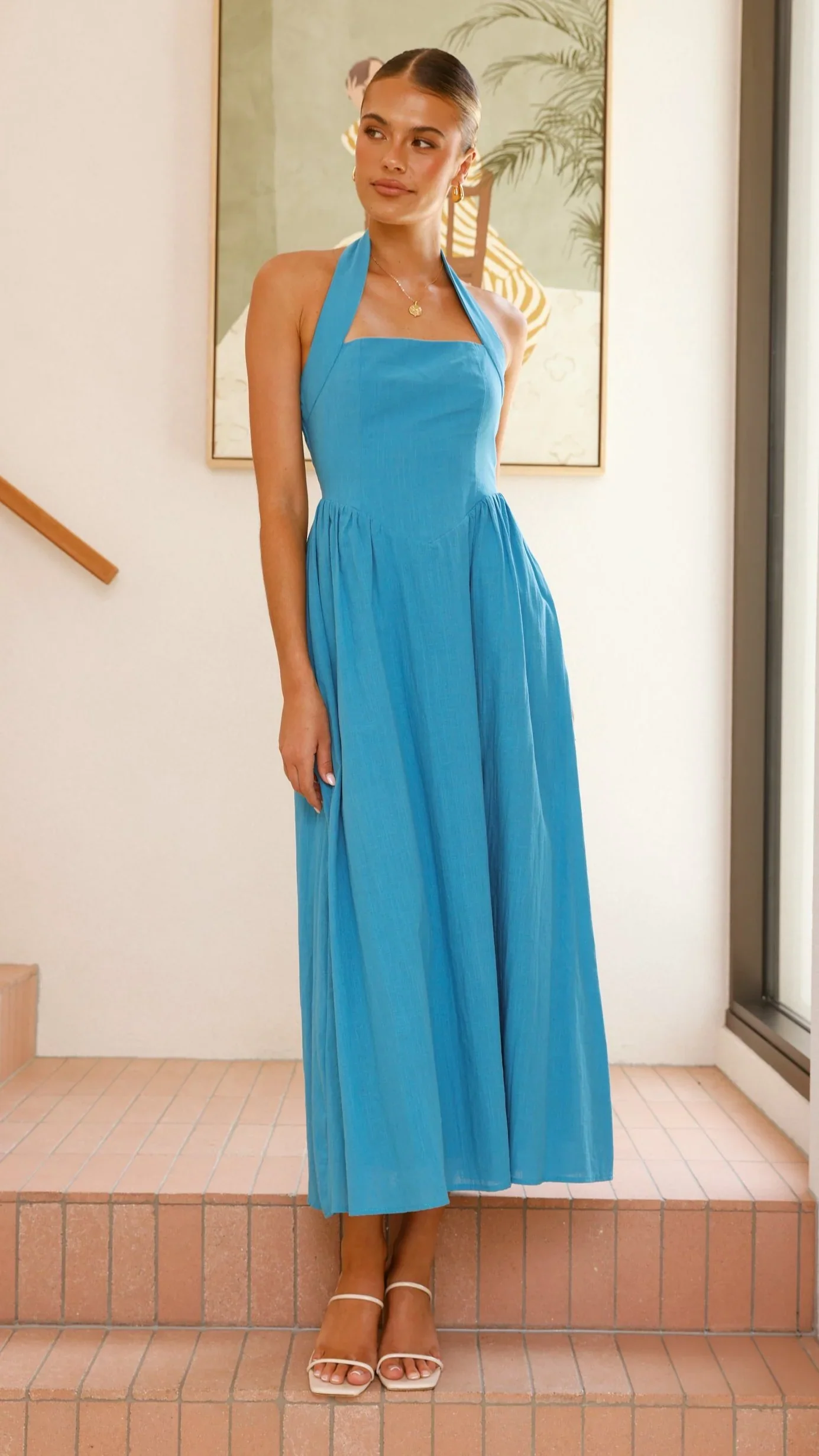 Caden Maxi Dress - Cobalt Blue