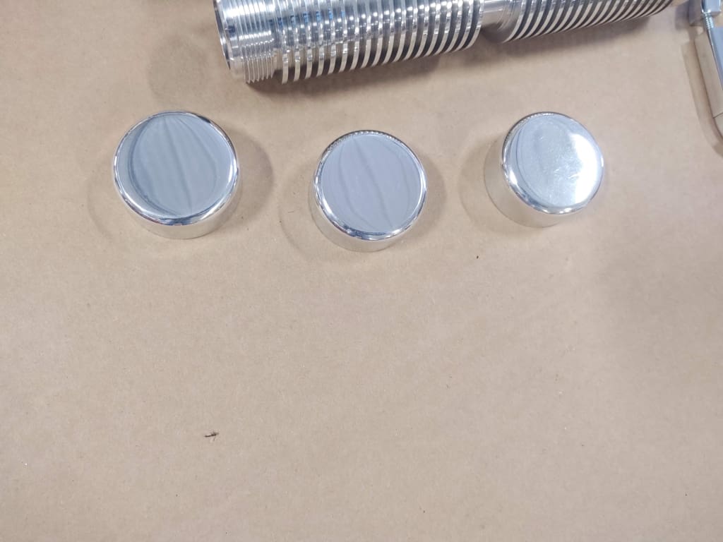 BIG DOG MOTORCYCLES POL BILLET OIL COOLER KIT w/ STASH TUBE BRACKETS STRAIGHT