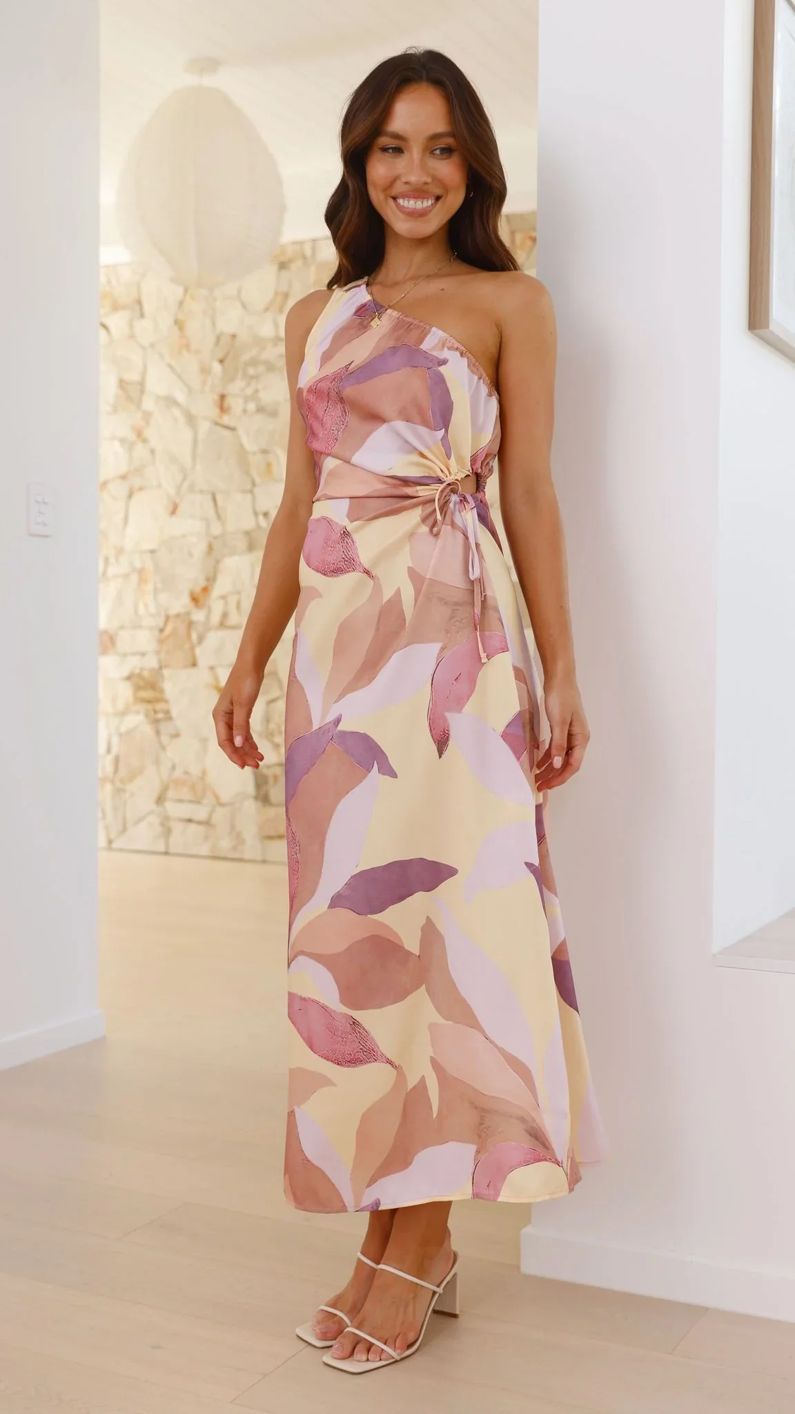 Lana Maxi Dress - Pink/Purple Floral