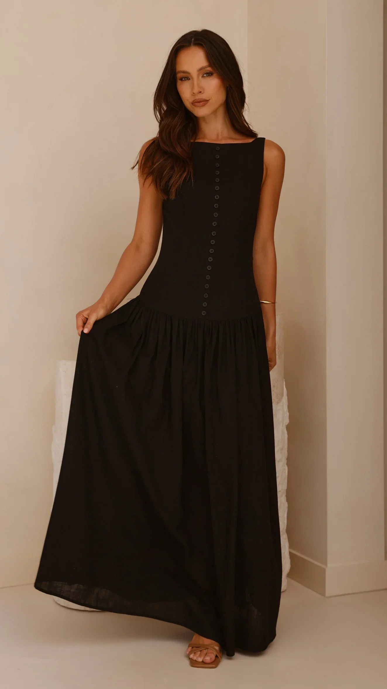 Kora Maxi Dress - Black