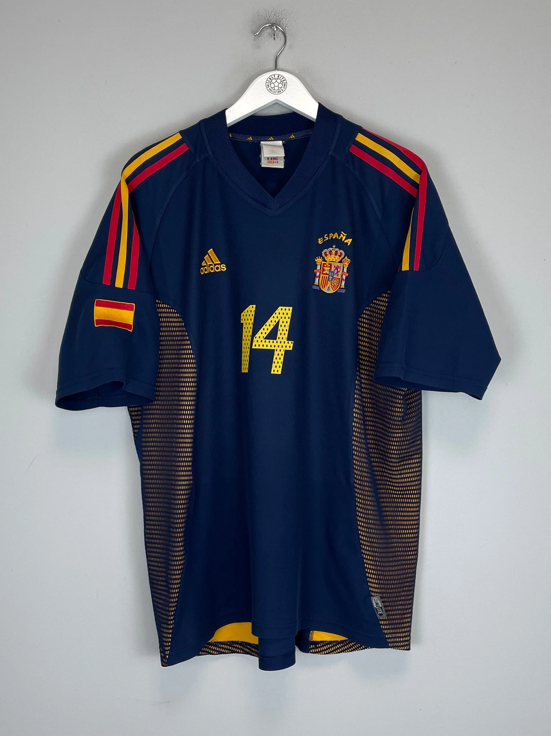 2002/04 SPAIN GUTI #14 THIRD SHIRT (XL) ADIDAS