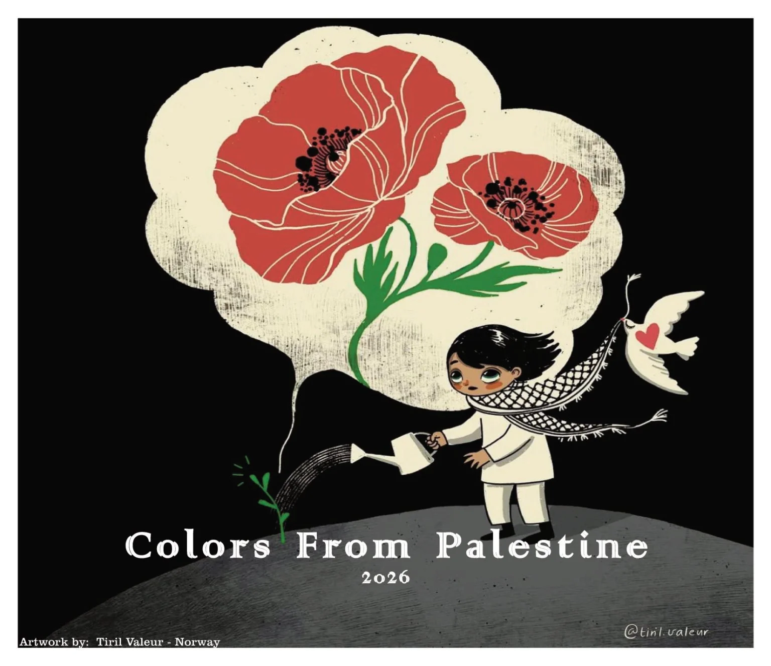 Colours from Palestine 2026 Resistance Art Calendar