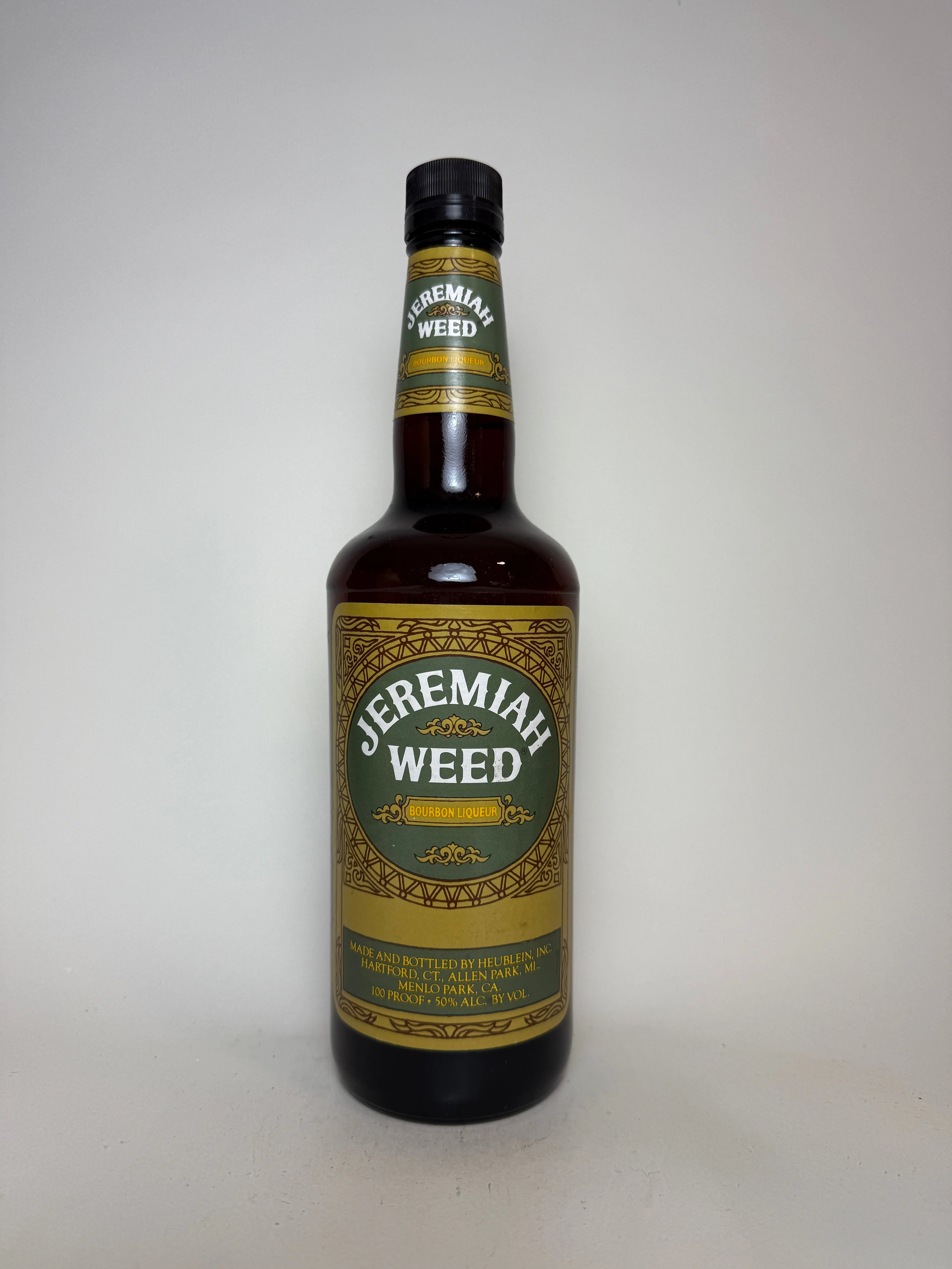 Heublein's Jeremiah Weed Bourbon Liqueur - Bottled 1994 (50%, 75cl)