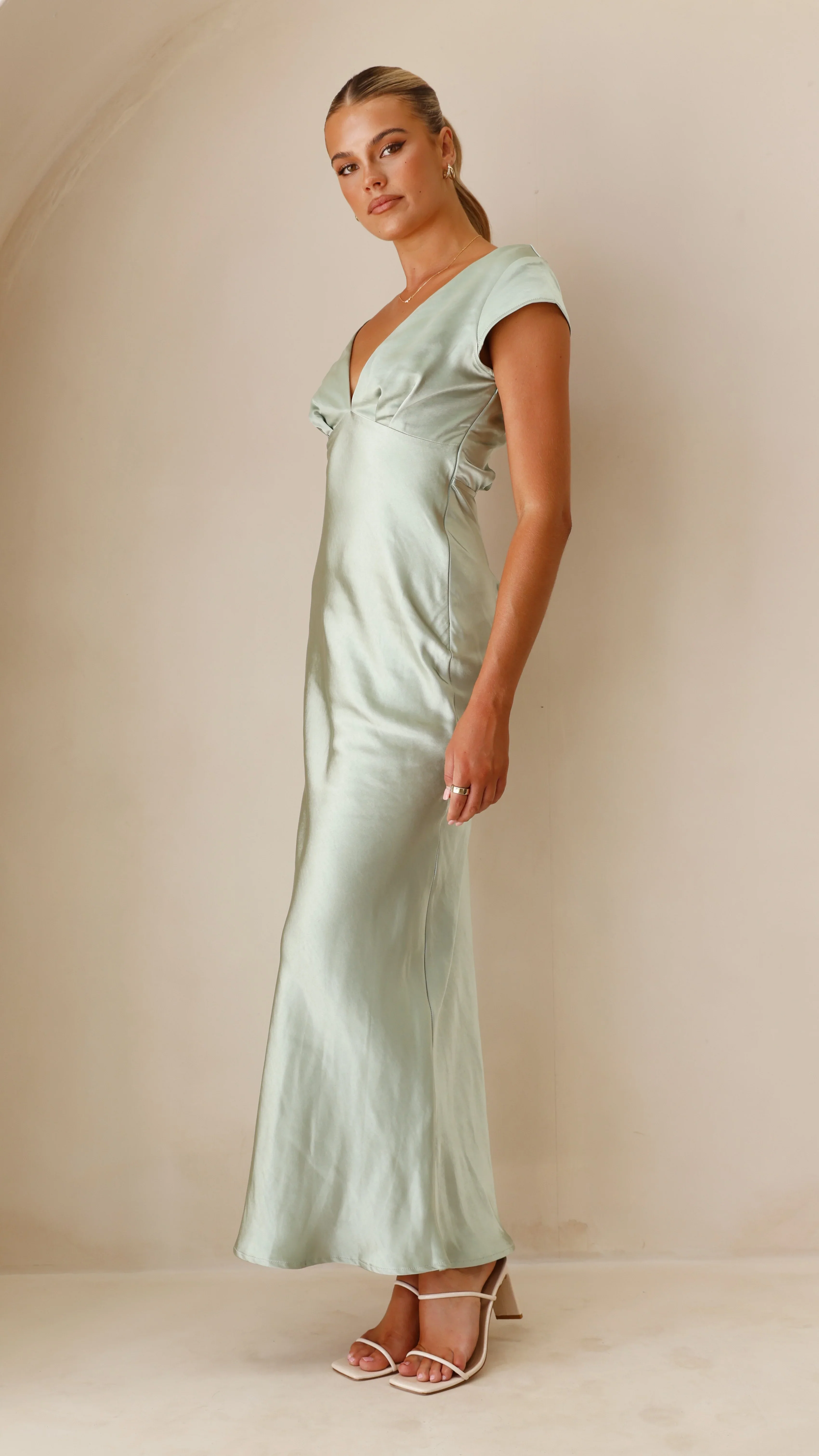 Amelia Maxi Dress - Sage