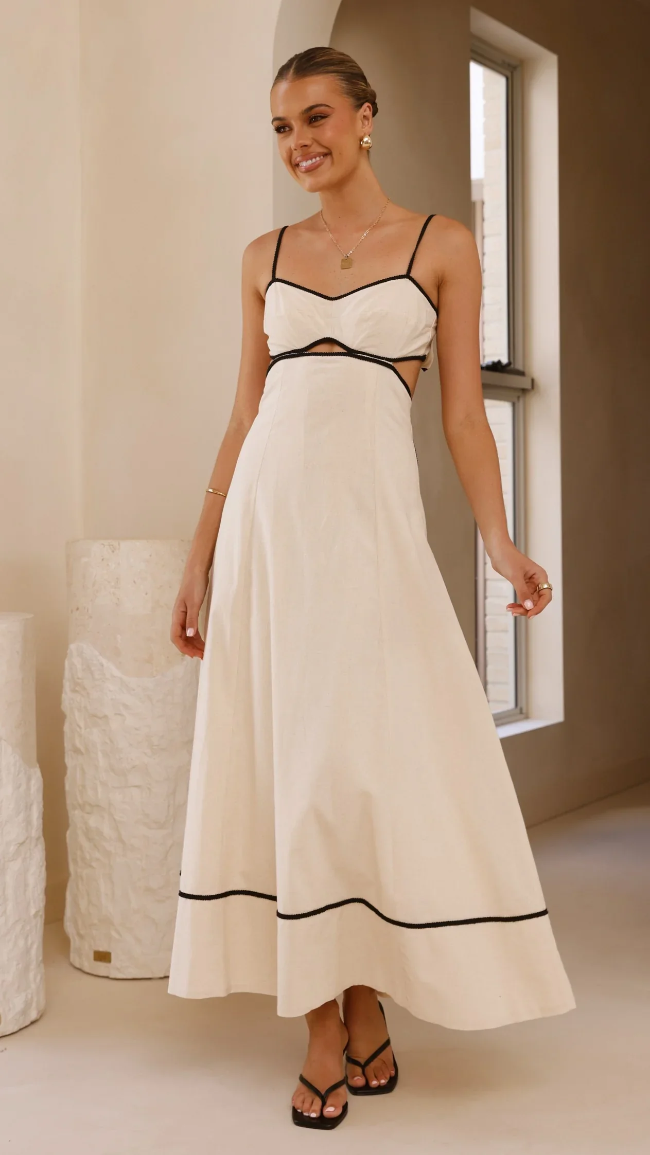 Nereda Maxi Dress - Cream