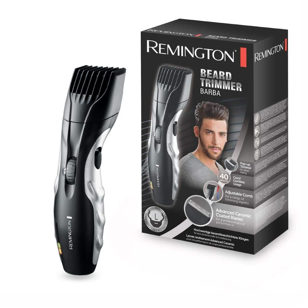 Remington MB320C Barba Beard Hair Trimmer - 40 Minutes Cordless Use