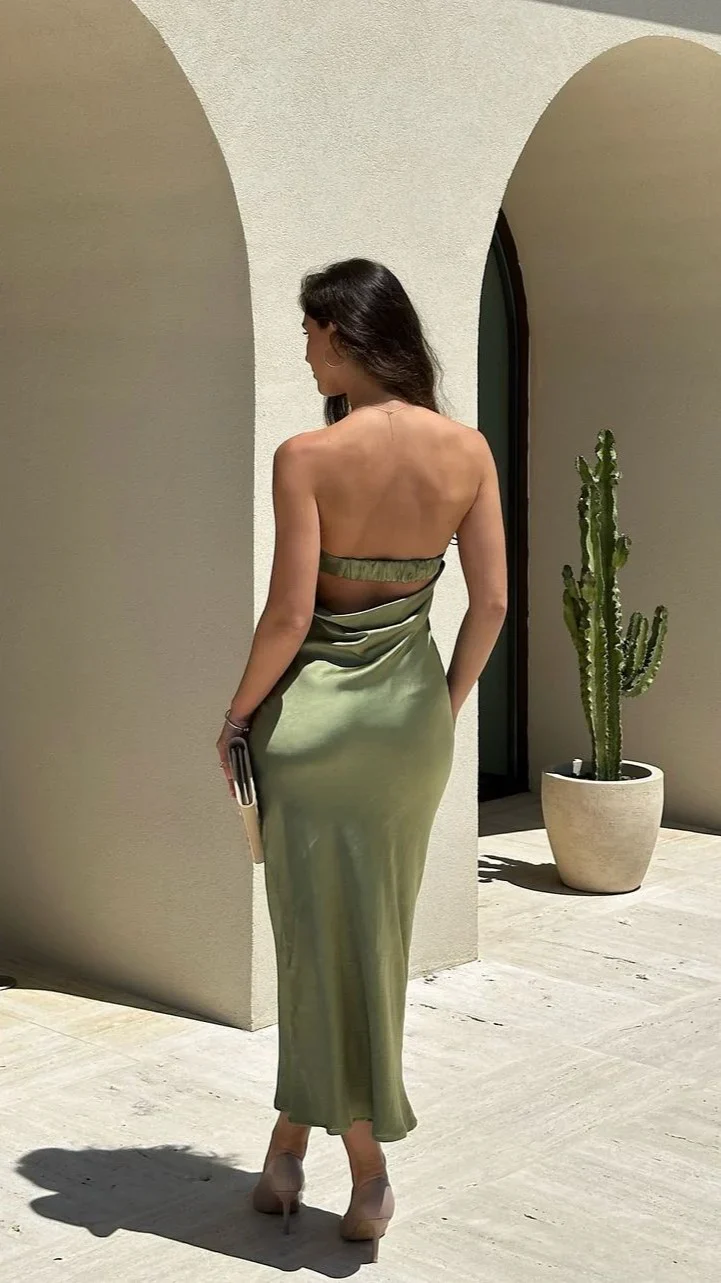 Gisele Maxi Dress - Olive