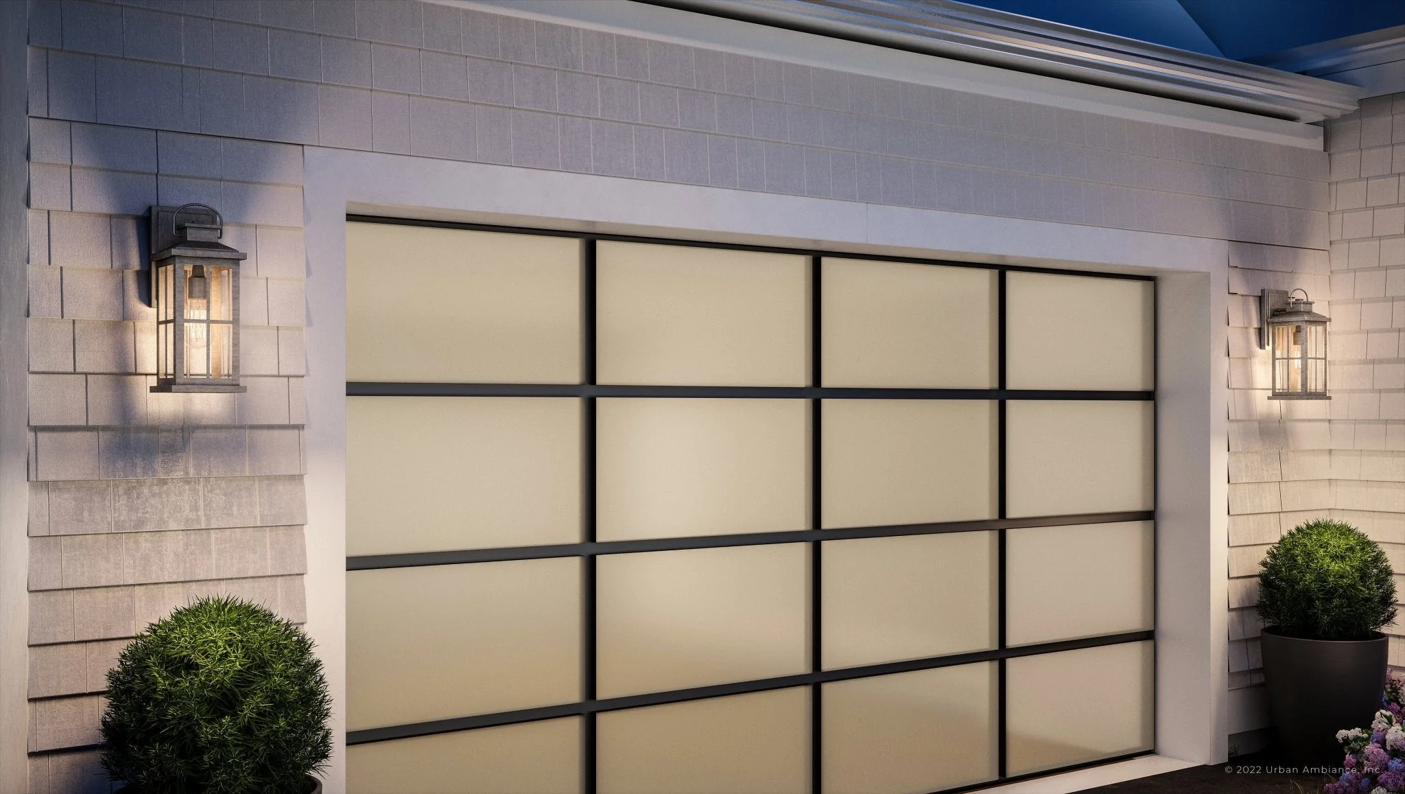 UHP1296 Transitional Outdoor Wall Sconce 18''H x 7''W, Aged Pewter Finish, Anaheim Collection