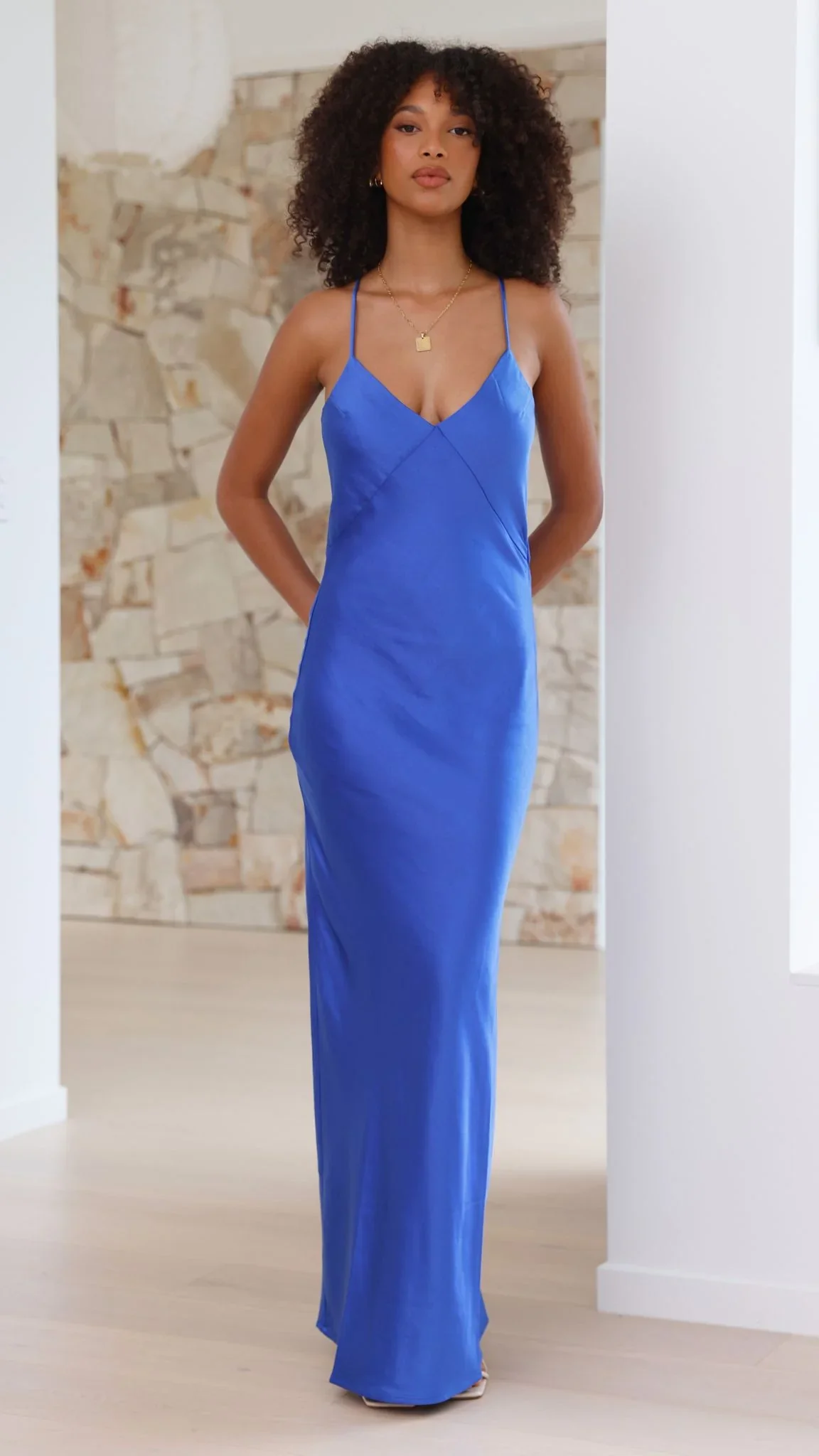Gisella Maxi Dress - Cobalt Blue