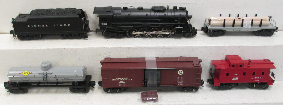 Lionel 6-38338 PWC Berkshire O Gauge Steam Freight Train Set #2129WS