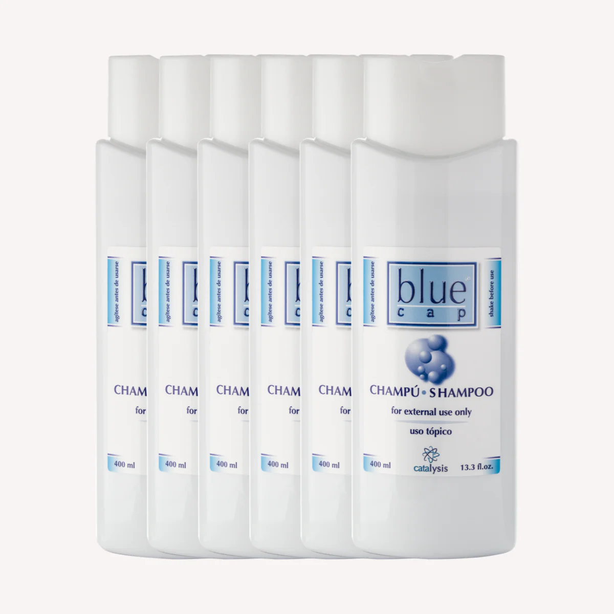 Pack 6 Blue Cap Champú 400ml