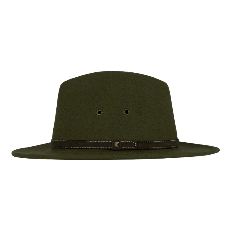 Kooringal Mid Brim Fedora Ramble - Olive