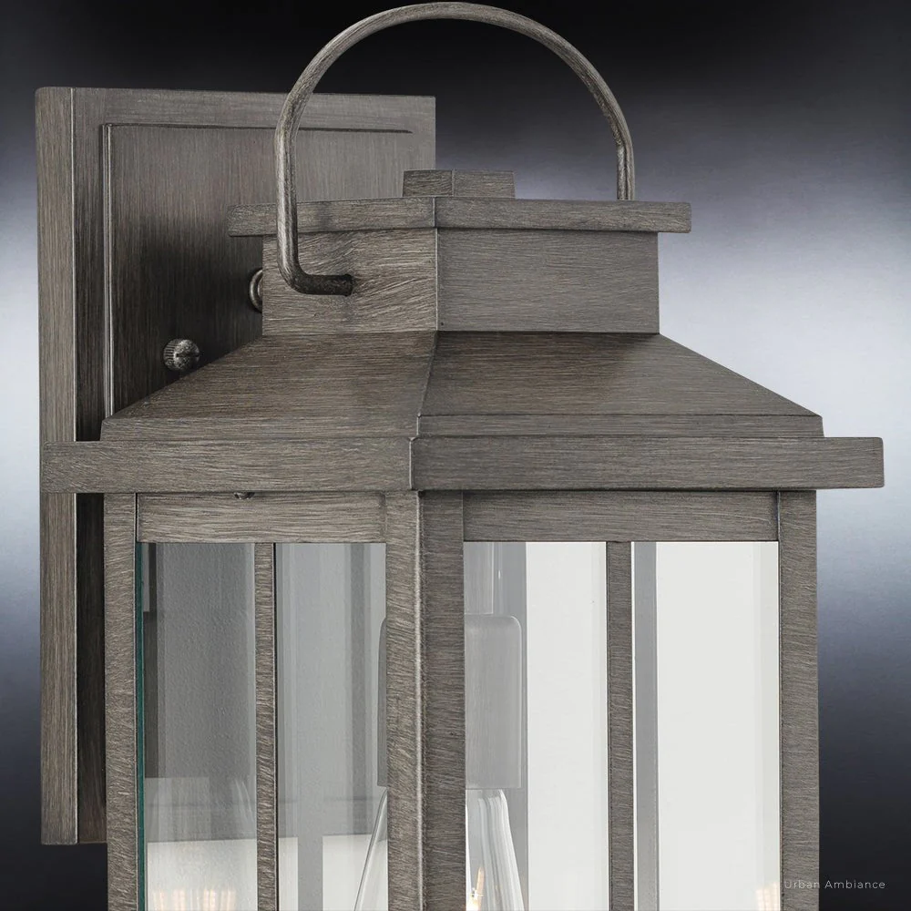 UHP1296 Transitional Outdoor Wall Sconce 18''H x 7''W, Aged Pewter Finish, Anaheim Collection