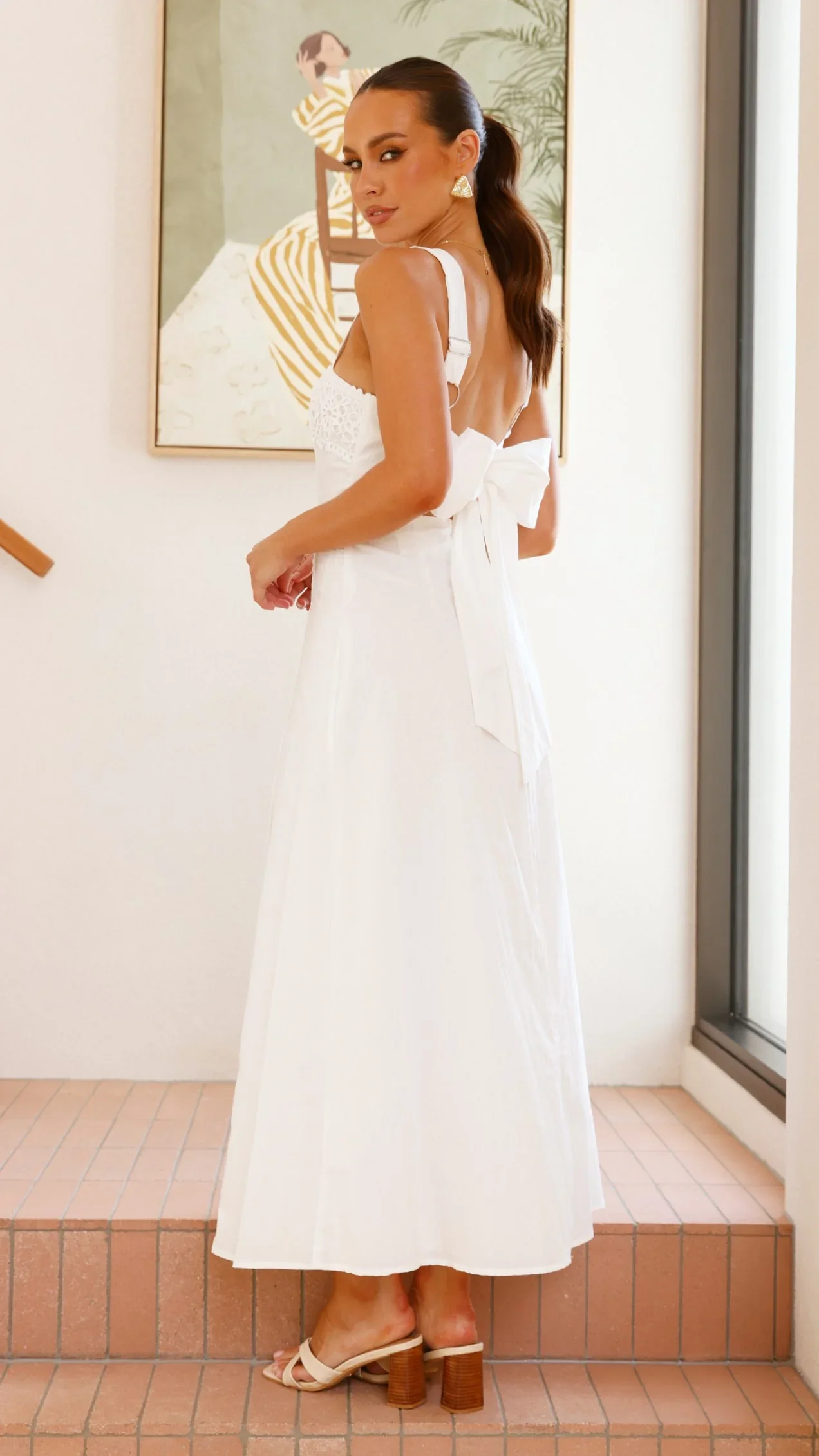 Takala Maxi Dress - Off White