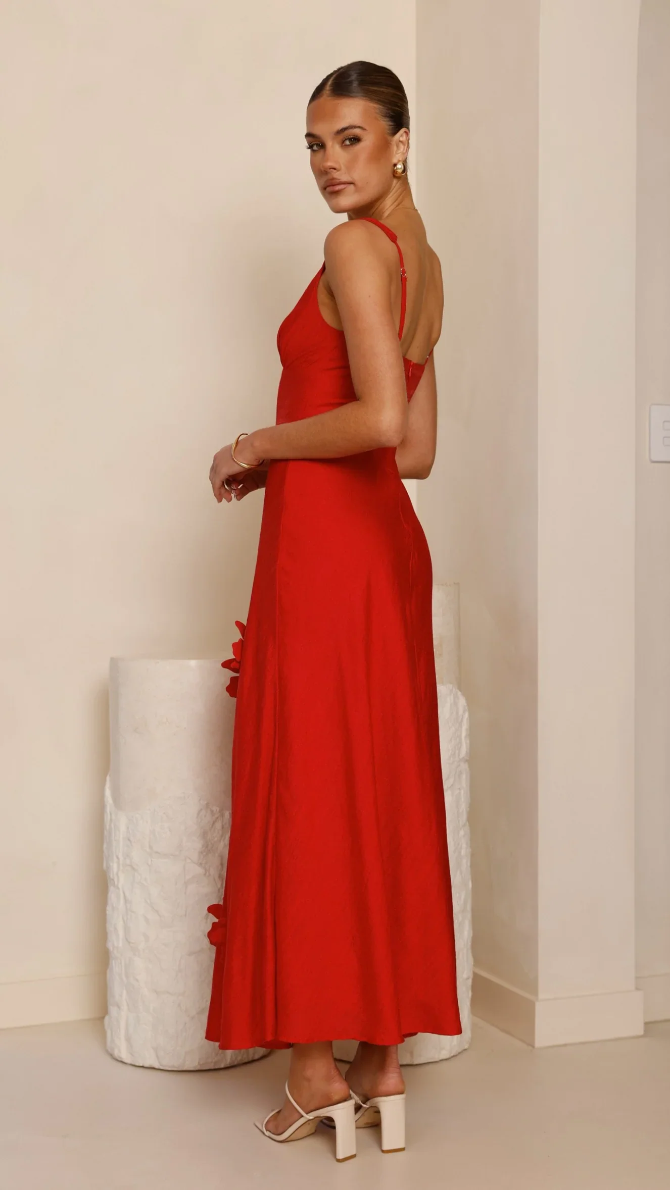 Lavara Maxi Dress - Red
