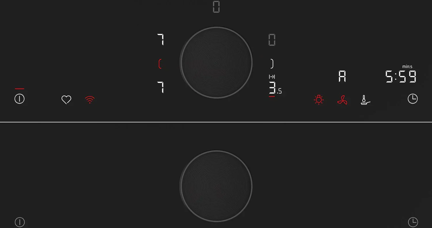 Neff N90 T69FUV4L0 90cm Black Induction Hob