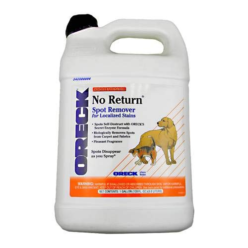 Oreck Cleaner, Pet No Return Spot Remover 1 Gallon Part 35173