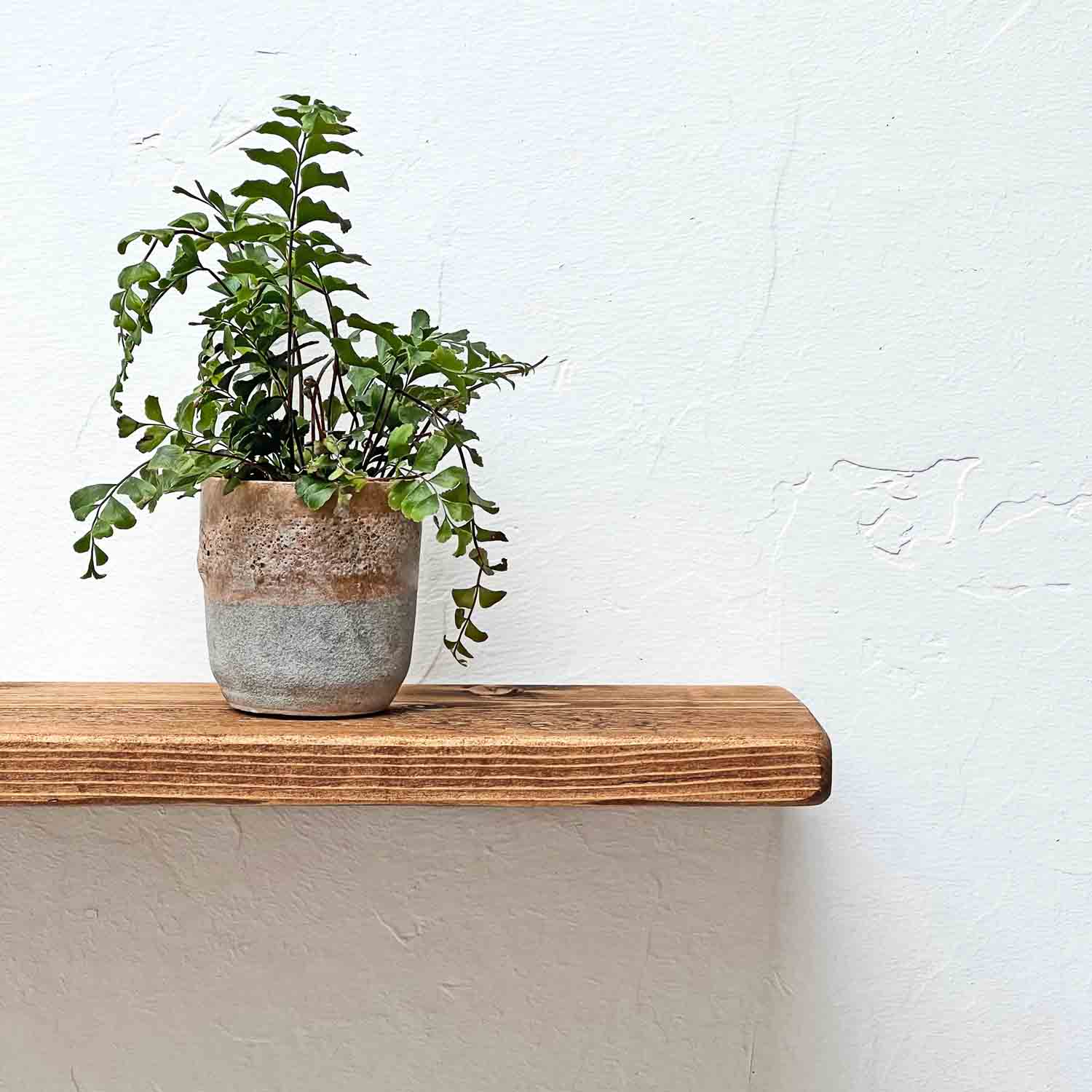 Rustic Floating Shelf | Thin | 15cm Depth