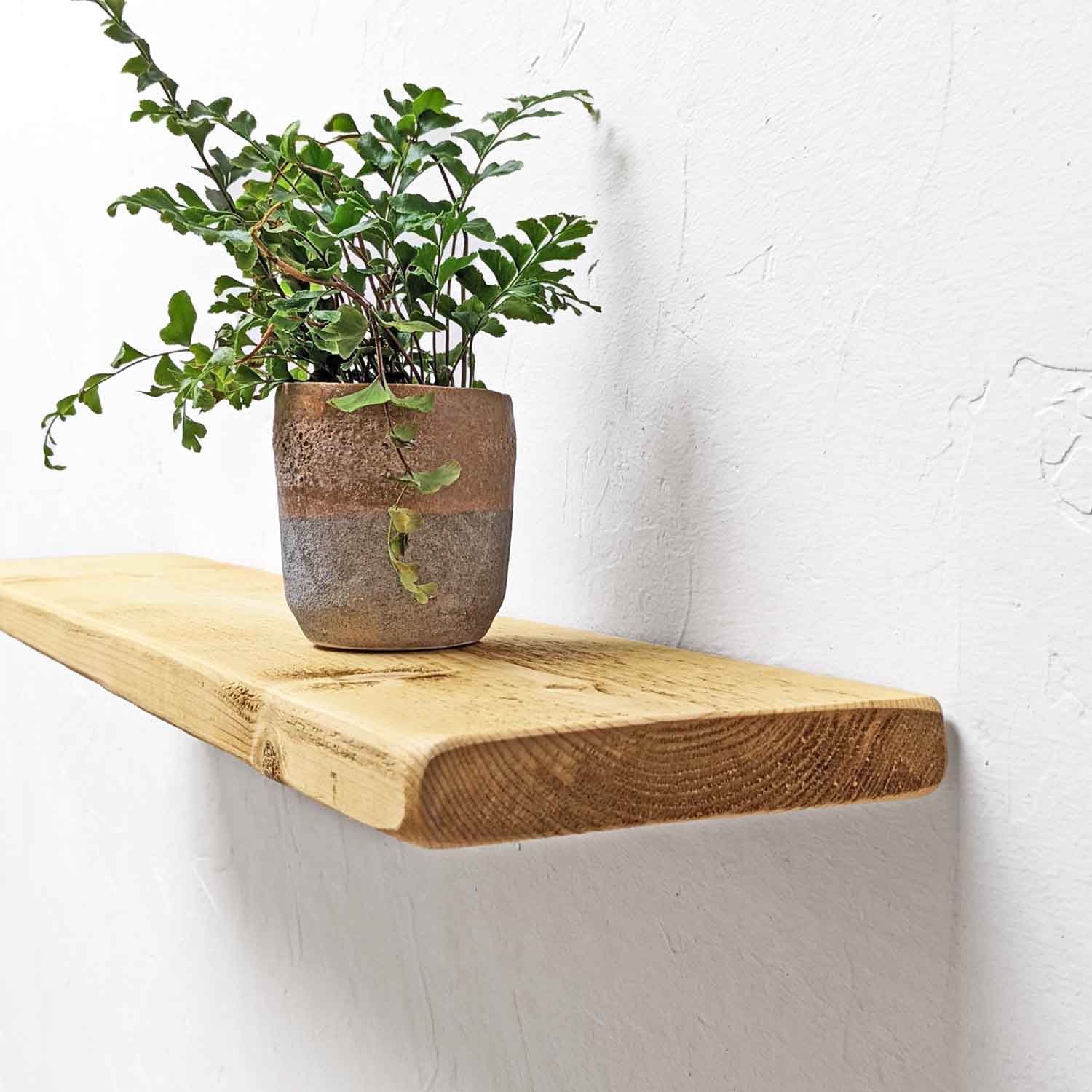 Rustic Floating Shelf | Thin | 15cm Depth